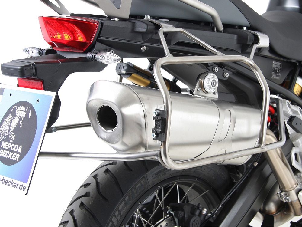 Kofferset Hepco&Becker 'Cutout' Met Rvs Rek En Xplorer Koffers Bmw F850Gs Adventure '19-23