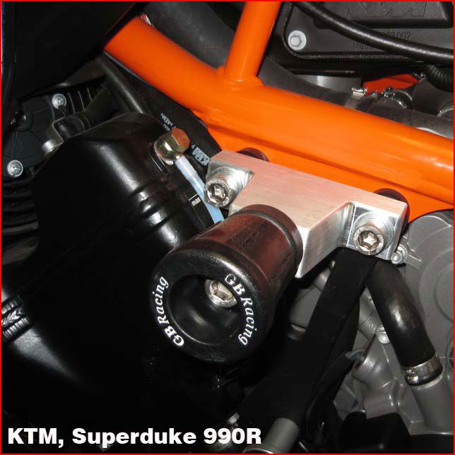 Gb-Racing Upper Sliders Model Mushroom Ktm 990 Superduke '05-14