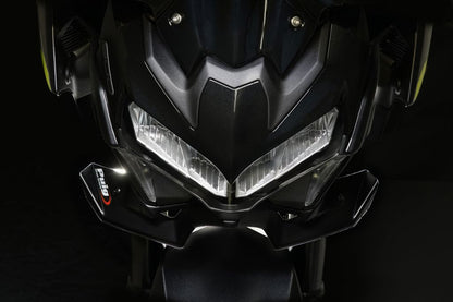 Puig Naked Front Spoiler - Kawasaki Z900 2020-2024 | Z900E (70kw) 2021-2024 | Z900SE 2022-2024 - Carbon Look / Mat Zwart