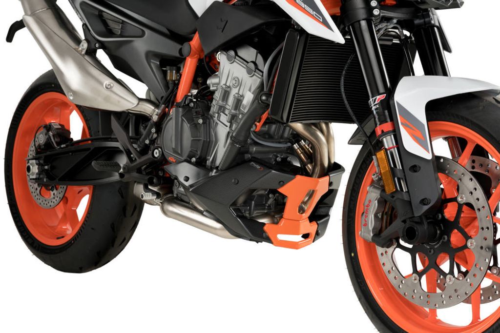 Puig Motorspoiler - KTM 790 Duke 2018-2026 | 890 Duke 2021-2026 | 890 Duke GP 2022-2026 en meer - Carbon Look / Mat Zwart