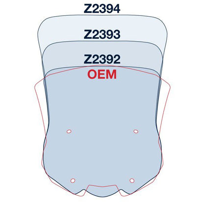 Vervangingsruit ZTechnik VStream touring transparant BMW S1000XR '20-