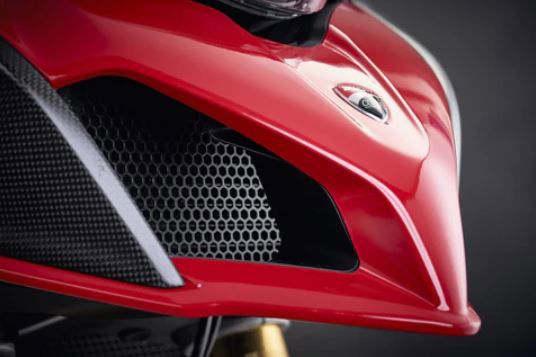 Radiator/oliekoeler cover set zwart Evotech Performance Ducati Multistrada 1200 '15-17