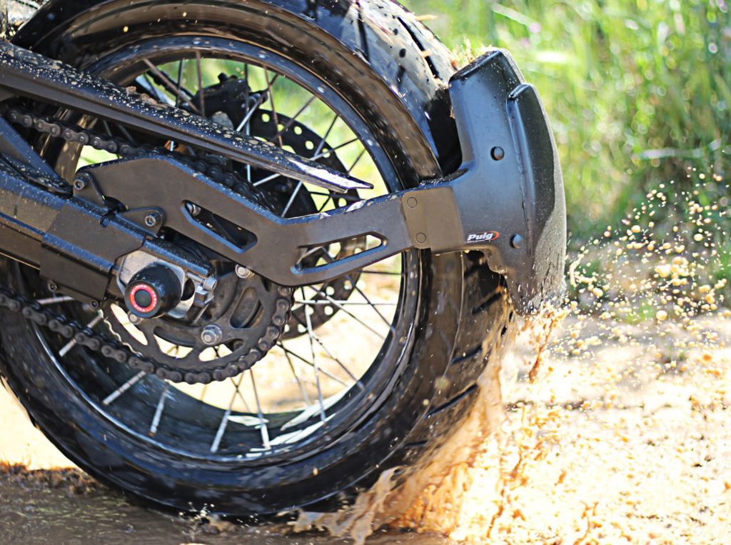Achterspatbord Single Swing Arm Puig Mat Zwart Bmw F750Gs '18- / F850Gs / Adv '18-