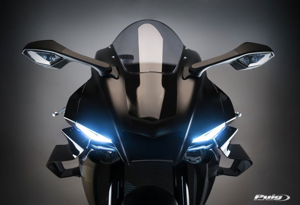 Front Spoiler Gp Puig Yamaha R1 / R1 M '22- Zwart