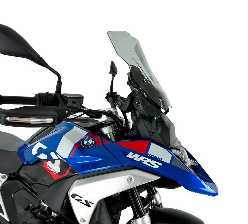 WRS Vervangingsruit - BMW R1300GS Adventure met radar 2024-2026 | R1300GS met radar 2023-2026 - Touring - Transparant / Licht Getint en meer
