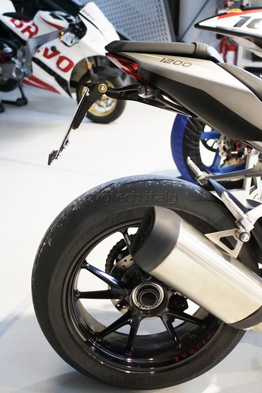 Kentekenplaathouder Evotech Triumph Speed Triple Rs 1200 '21-