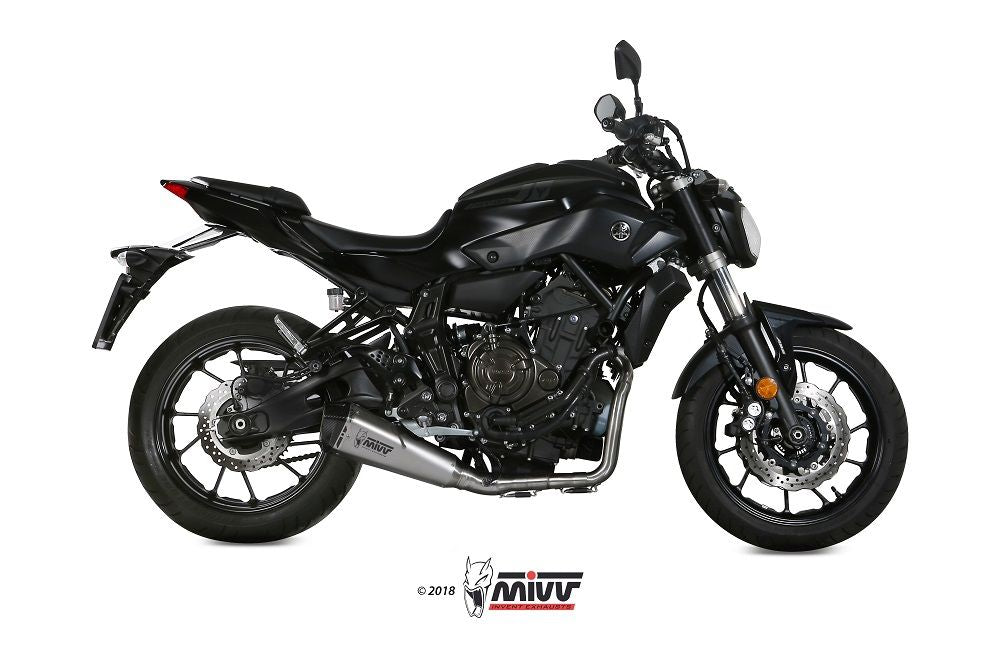 Mivv 2-1 Systeem Met Delta Race Rvs Demper Yamaha Mt-07 '14-20