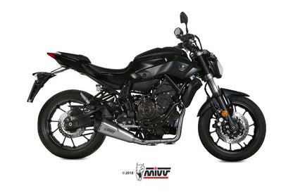 Mivv 2-1 Systeem Met Delta Race Rvs Demper Yamaha Mt-07 '14-20