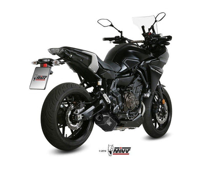 Mivv 2 In 1 Systeem Met Speed Edge Black Steel Rvs Demper Yamaha Tracer '16-