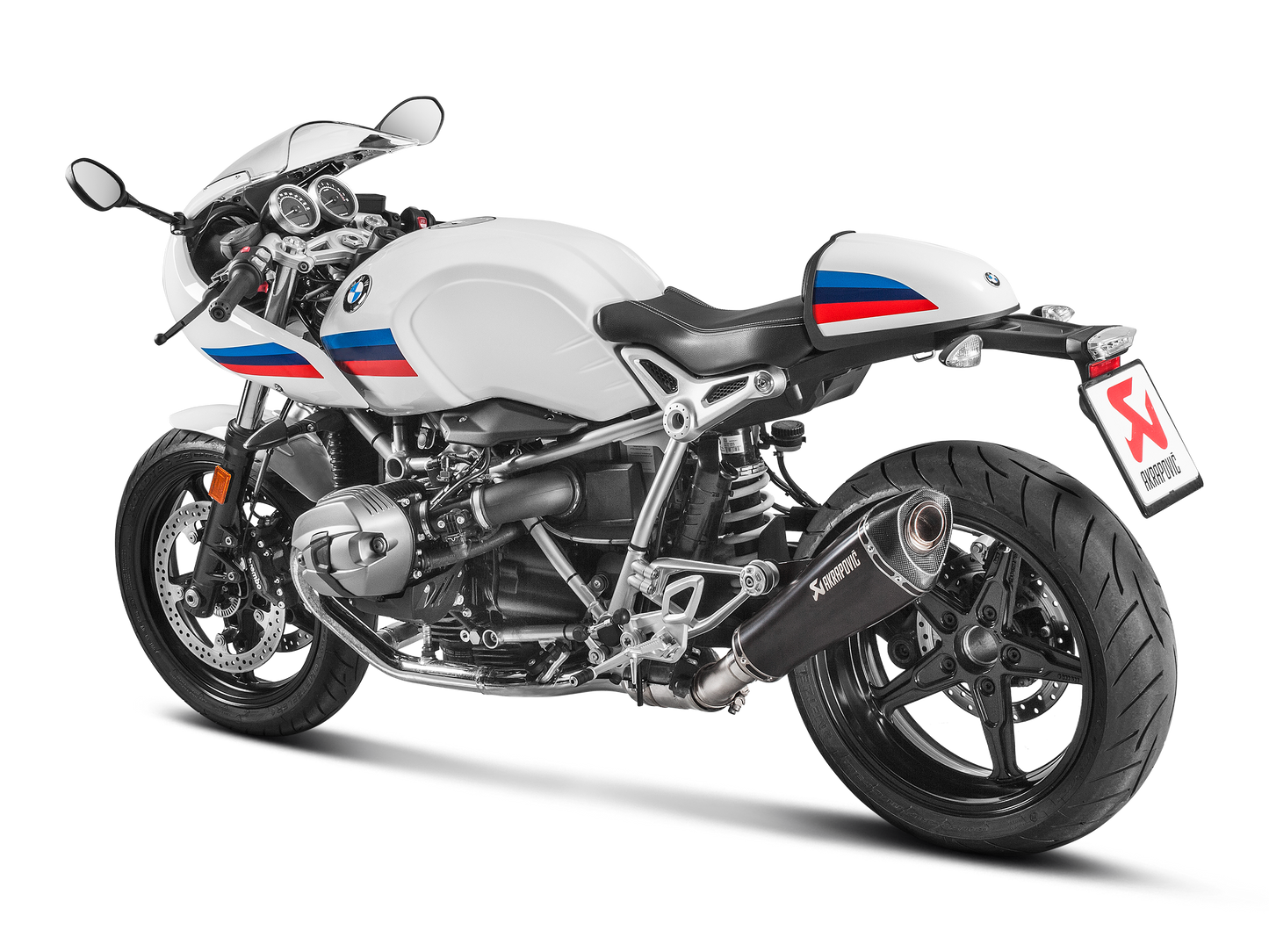Optionele Akrapovič Uitlaat Accessoires - BMW R NINET 2014-2020 | R NINET Pure 2017-2020 | R NINET Racer 2017-2020 | R NINET Scrambler 2017-2020 | R NINET Urban G/S 2017-2020 - Link Pipe (Titanium) - Motor Accessoires