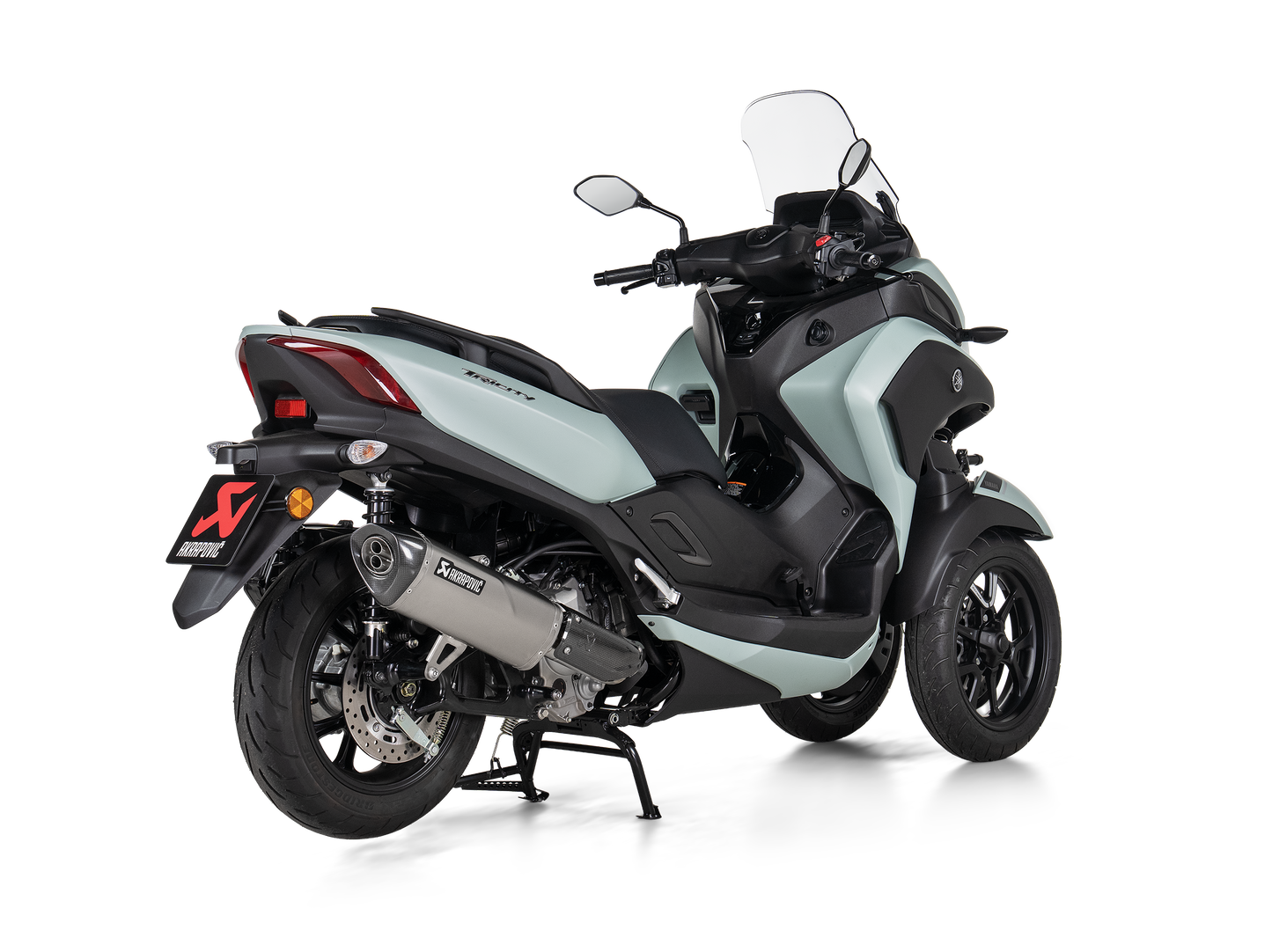 Akrapovič Uitlaat - Yamaha Tricity 300 2025-2026 | XMAX 300 2025-2026 - Slip-On Line (SS) - Motor Accessoires