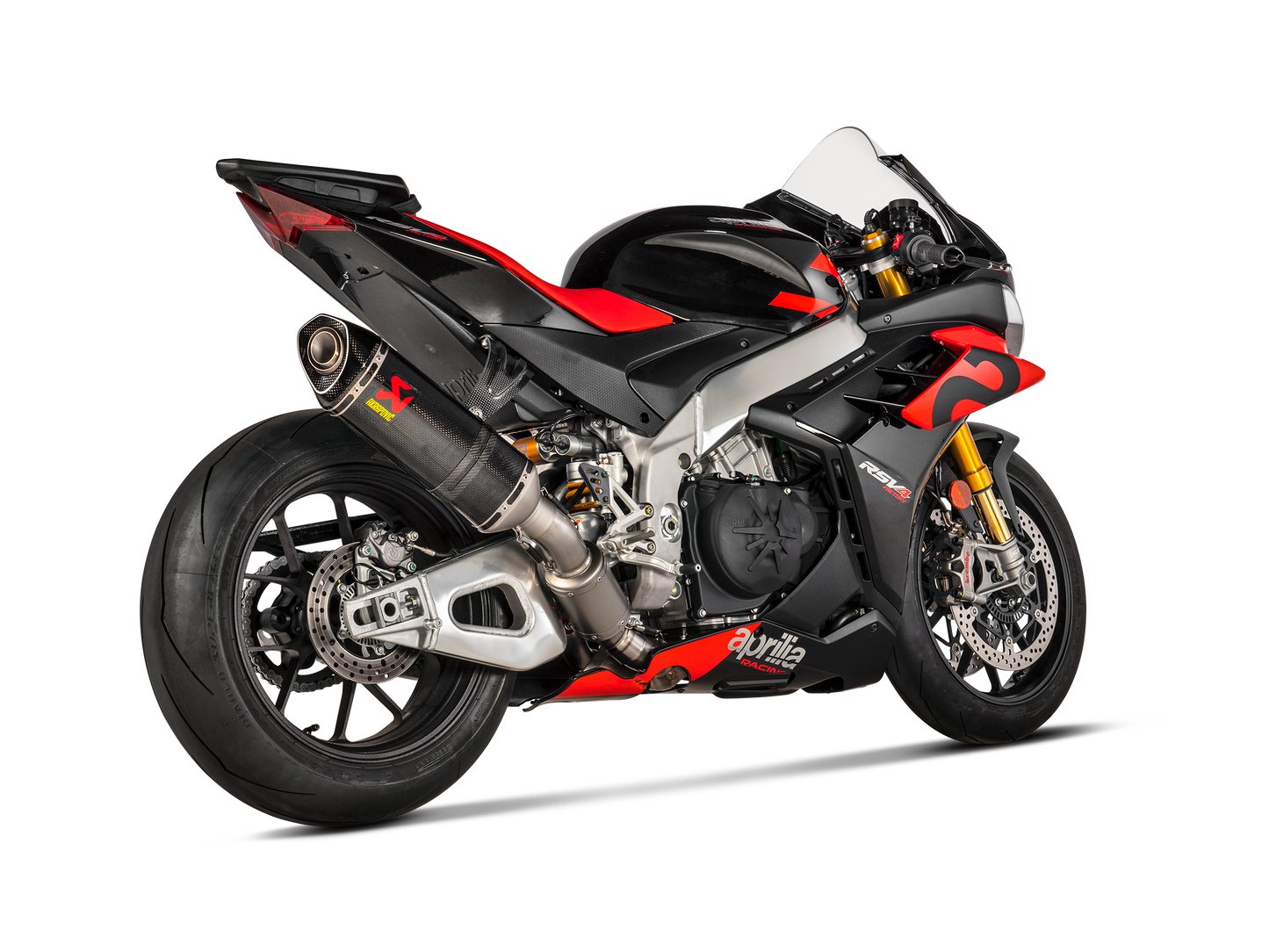Optionele Akrapovič Uitlaat Accessoires - Aprilia RSV4 2021-2024 | TUONO V4 2021-2024 - Track Day Link Pipe (Titanium) - Motor Accessoires