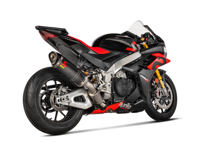 Optionele Akrapovič Uitlaat Accessoires - Aprilia RSV4 2021-2024 | TUONO V4 2021-2024 - Track Day Link Pipe (Titanium) - Motor Accessoires