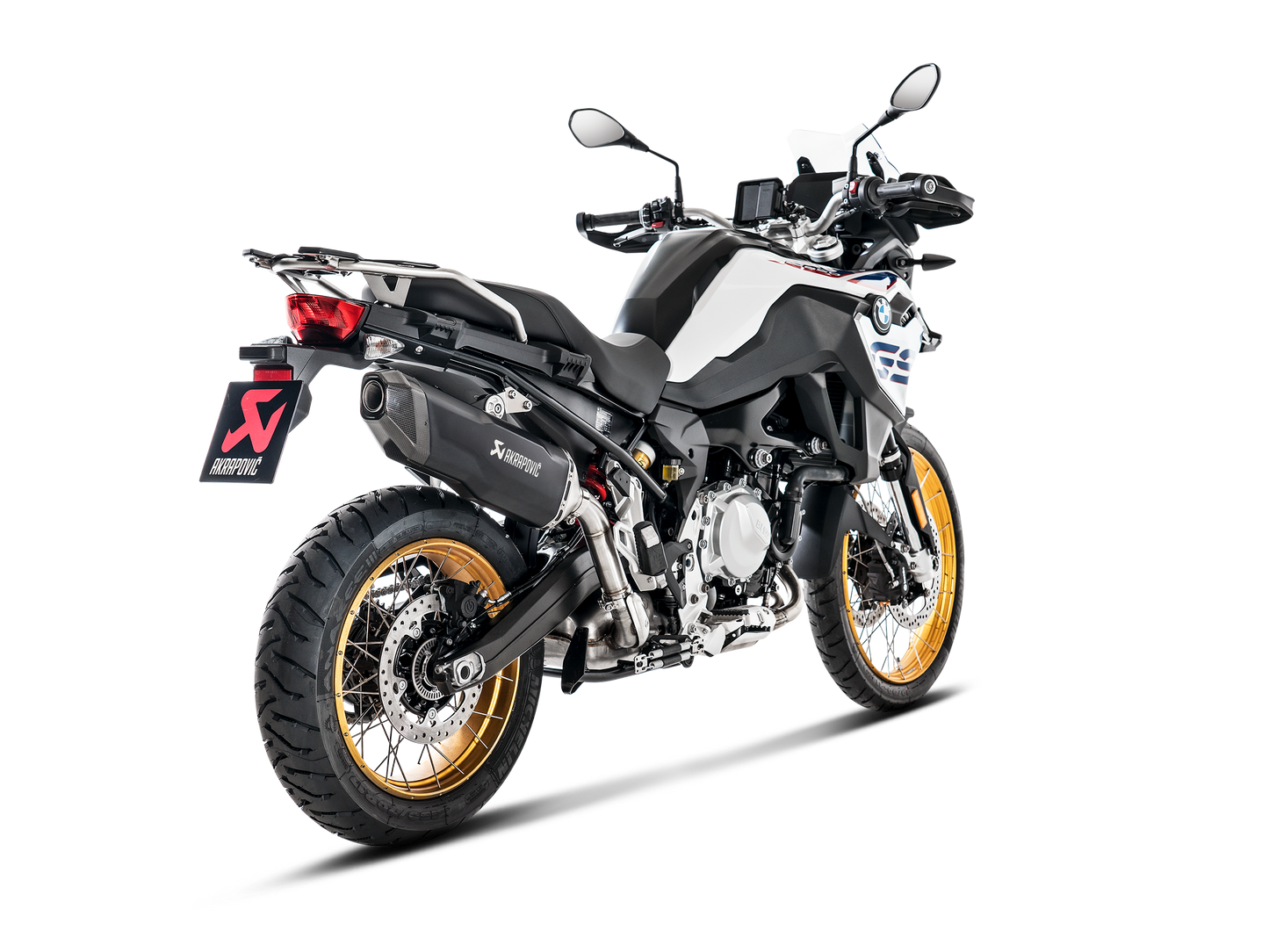 Akrapovič Uitlaat - BMW F 750 GS 2018-2023 | F 800 GS / F 900 GS / F 900 GS Adventure 2024-2026 | F 850 GS / ADVENTURE 2018-2023 - Slip-On Line (Titanium) - Motor Accessoires