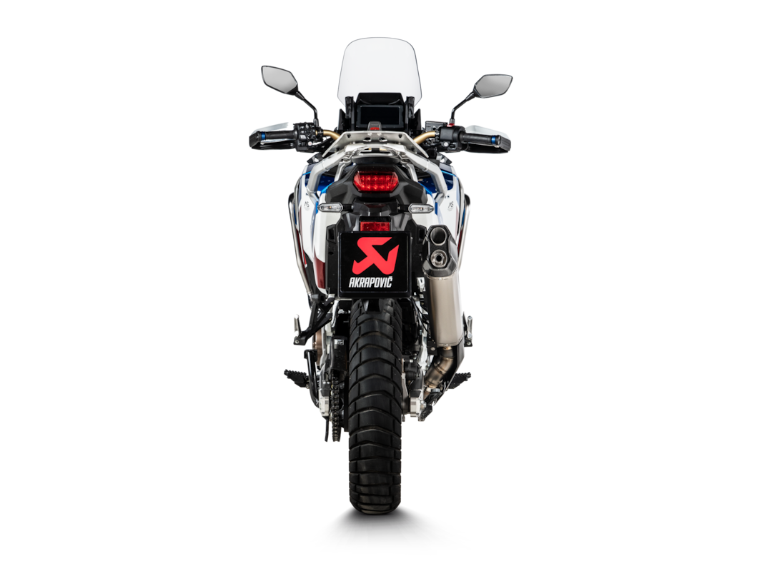 Akrapovic Uitlaat - Motor Accessoires - Honda CRF1100L Africa Twin / Adventure Sports - 2020 t/m 2023 - Slip-On Line (Titanium)