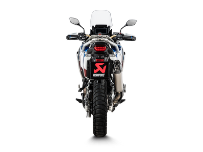 Akrapovic Uitlaat - Motor Accessoires - Honda CRF1100L Africa Twin / Adventure Sports - 2020 t/m 2023 - Slip-On Line (Titanium)