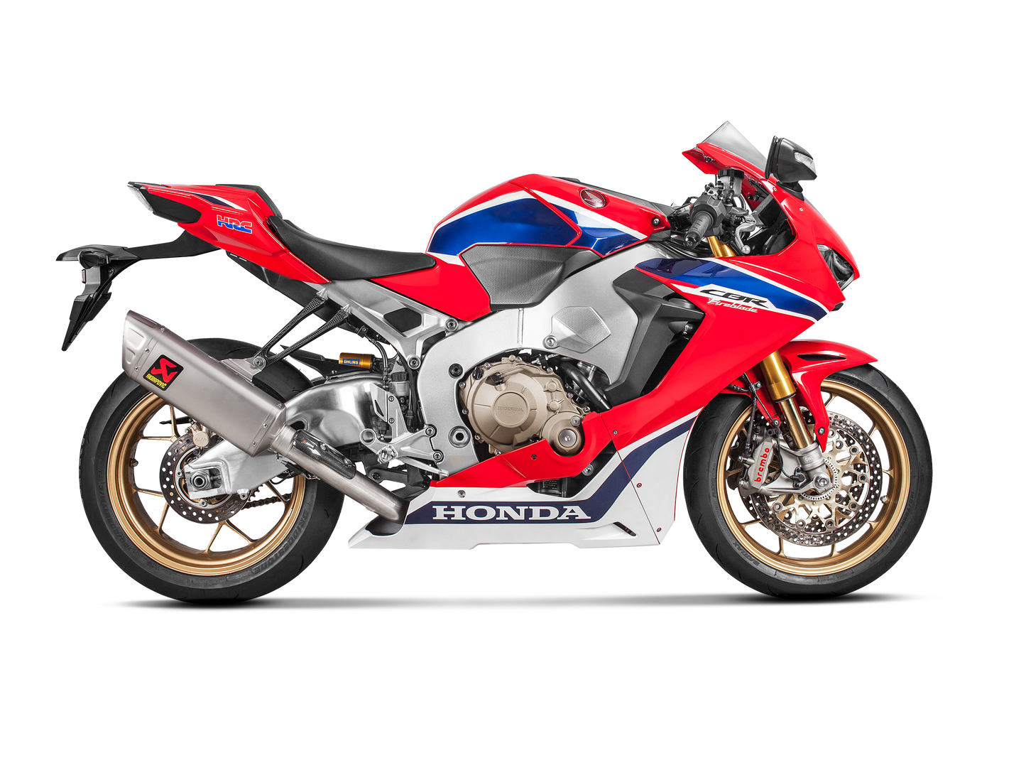 Akrapovič Uitlaat - Honda CBR1000RR 2017-2019 | CBR1000RR ABS 2017-2019 | CBR1000RR SP / SP2 2017-2019 - Racing Line (Titanium) - Motor Accessoires