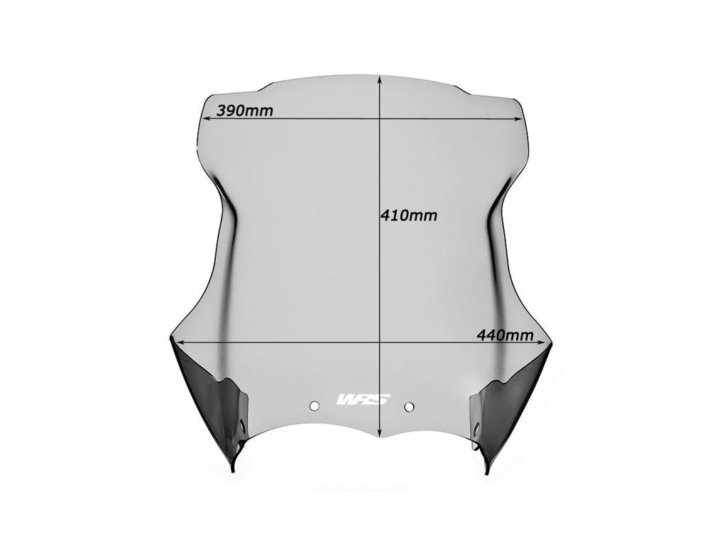 WRS Vervangingsruit - BMW R1200GS 2010-2012 | R1200GS Adventure 2010-2012 - Intermedio - Licht Getint / Transparant