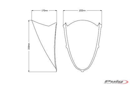 Vervangingsruit R-Racer Puig Aprilia Rs 660 '21-24