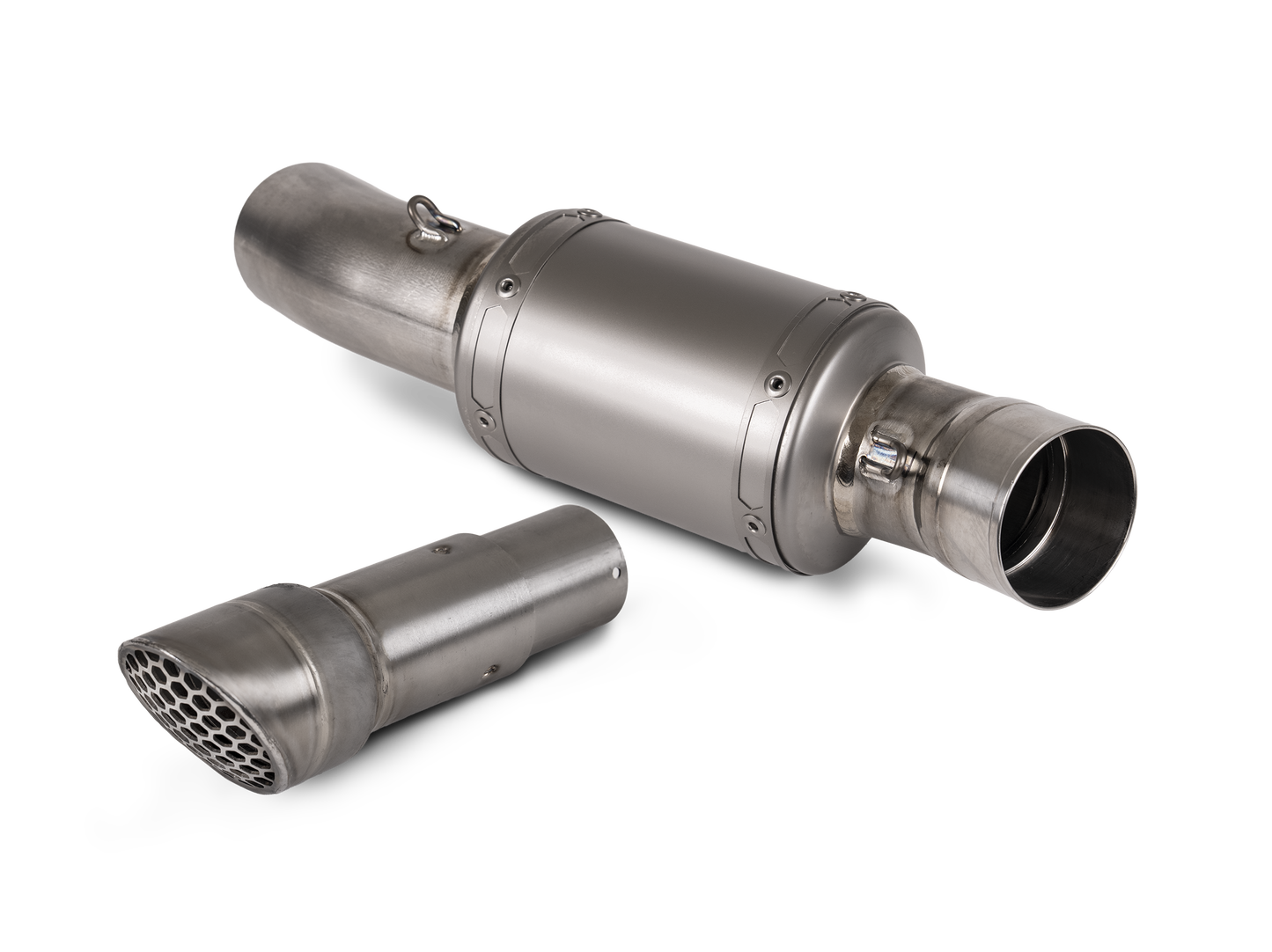 Optionele Akrapovič Uitlaat Accessoires - Aprilia RSV4 2025-2026 | TUONO V4 2025-2026 - Track Day Link Pipe (Titanium) - Motor Accessoires