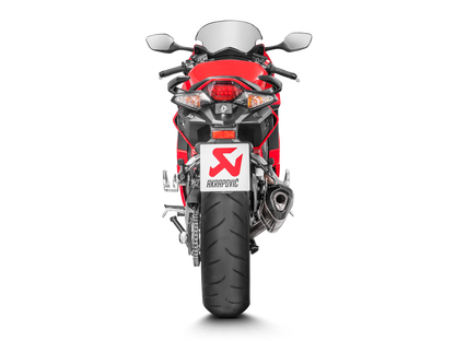 Akrapovič Uitlaat - Honda VFR800F 2017-2020 & meer - Slip-On Line (Titanium)