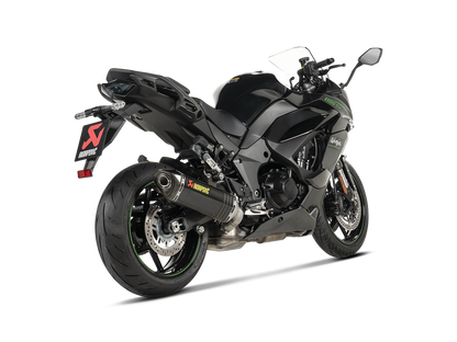 Akrapovič Uitlaat - Kawasaki Ninja 1000SX 2020-2024 | Ninja 1100SX 2025-2026 - Slip-On Line (Carbon) - Motor Accessoires