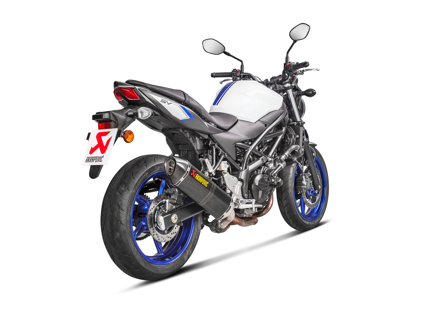 Akrapovič Uitlaat - Suzuki SV 650 2016-2024 & meer - Slip-On Line (Carbon)