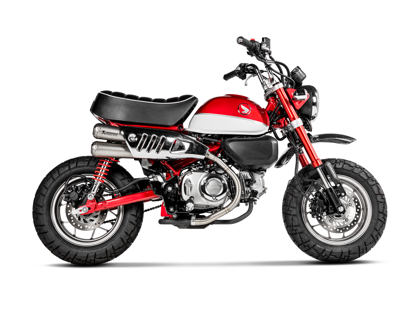 Akrapovič Uitlaat - Honda Monkey 2019-2026 - Slip-On Line (Titanium)
