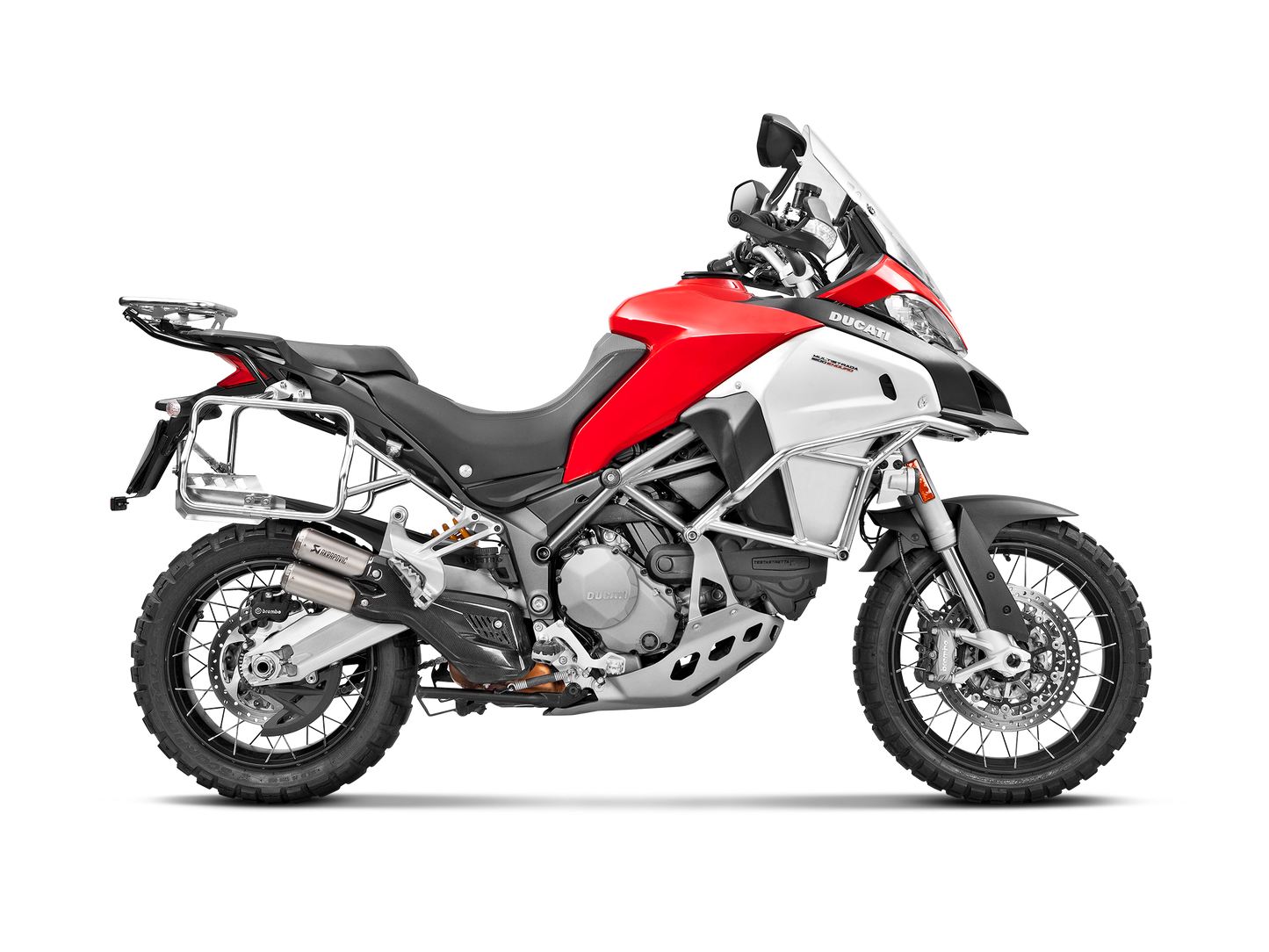 Akrapovič Uitlaat - Ducati Multistrada 1200 Enduro & meer - Slip-On Line (Titanium)