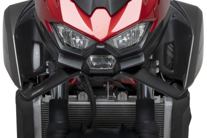 Puig Naked Front Spoiler - Kawasaki Z500 / SE 2024-2026 - Carbon Look / Mat Zwart