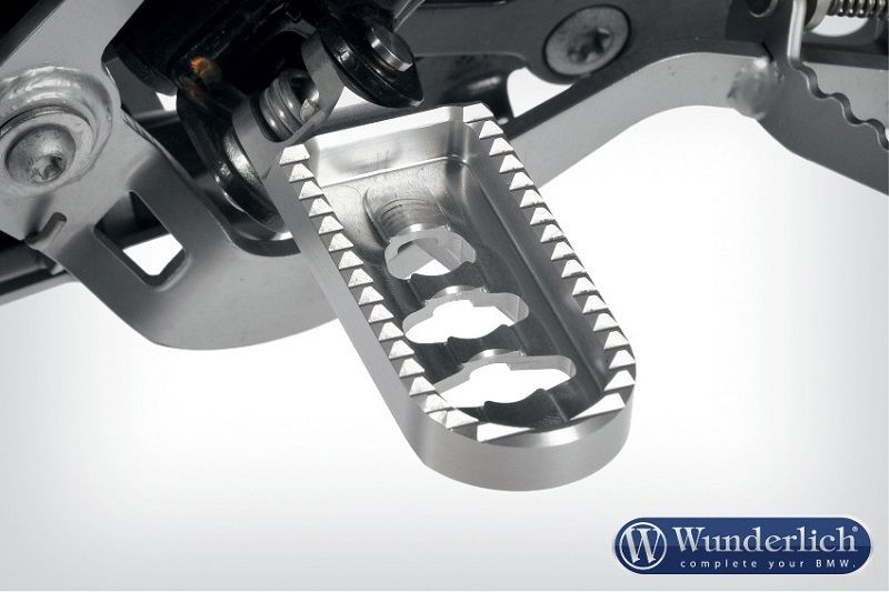 Footrest Lowering Kit - Silver Bmw R1200Gs Lc/Adventure Wunderlich