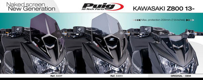 Vervangingsruit Naked Bike Puig Kawasaki Z800/ E '13-
