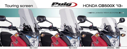 Vervangingsruit Touring Puig Honda Cb500X '13-15