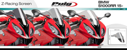 Vervangingsruit Jetstream Puig Bmw S1000Rr '15-18