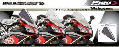 Vervangingsruit Puig Jetstream Aprilia Rsv4 '15-20