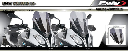 Vervangingsruit Puig Jetstream Bmw S1000Xr '15-