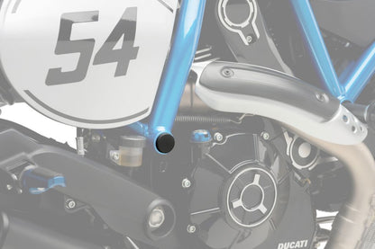 Frame End Caps Puig Voor De Ducati Monster 797 / Scrambler Icon-Classic-Full Throttle / Sixty2 / Urban Enduro /Flat Track Pro / Desert Sled / Cafe Racer