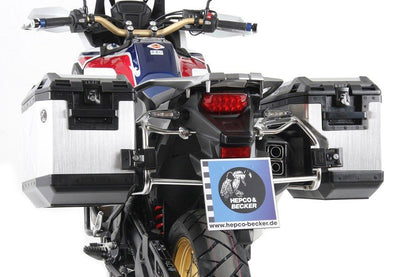 Kofferset Hepco&Becker 'Cutout' Met Rvs Rek En Xplorer Koffers Honda Crf1000L Africa Twin '16-'17