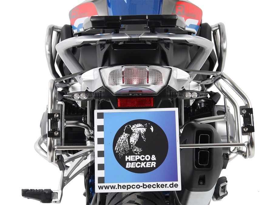 Kofferset Hepco&Becker 'Cutout' Met Rvs Rek En Xplorer Black Koffers Bmw R1200Gs Lc '13-'18