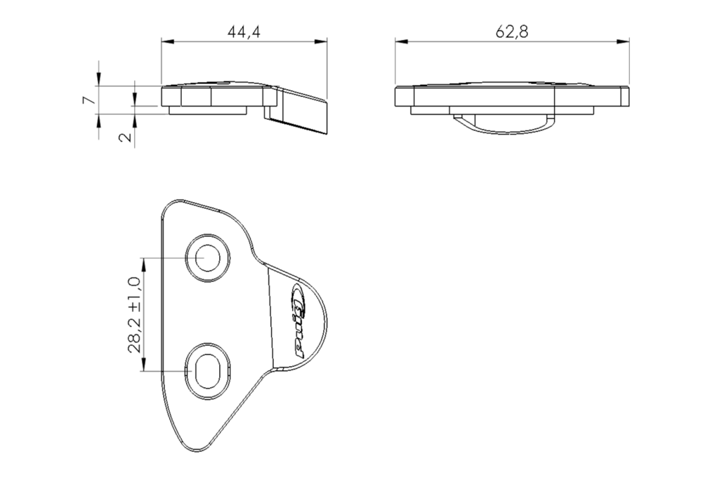 Spiegelafdekplaatjes zwart Puig Yamaha YZF-R3 '15-19