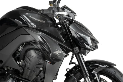 Puig D12 Zijspoilers - Kawasaki Z1100 2025-2026 | Z1100 SE 2025-2026 - Zwart / Mat Zwart en meer