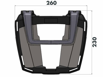 Topdrager Easyrack Zwart Hepco&Becker Ktm 790 Adventure R '19-21