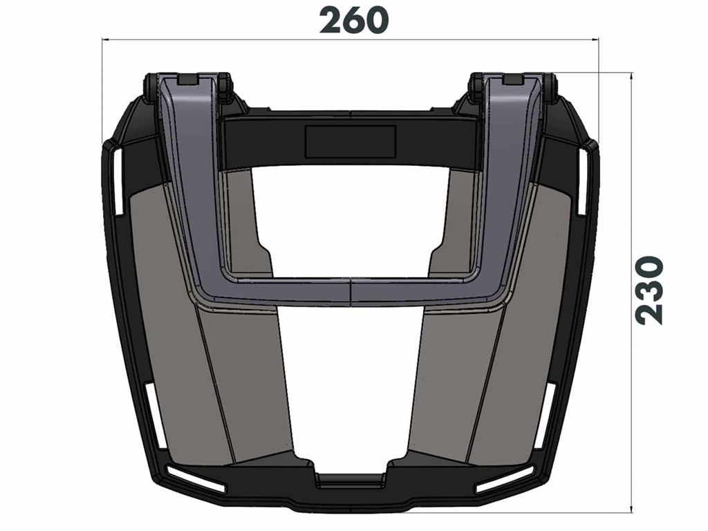 Topdrager Zwart Easyrack Hepco&Becker Ktm 890 Smt '23-