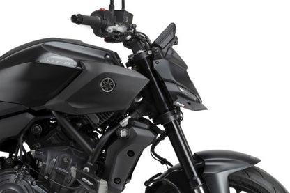 Puig Naked Front Spoiler - Yamaha MT-07 2025-2026 - Zwart / Mat Zwart en meer