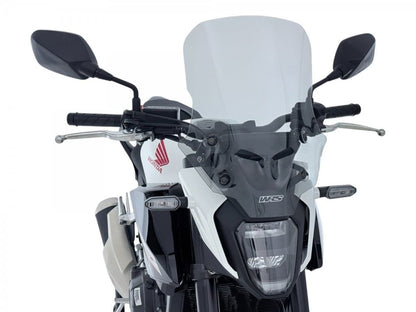WRS Vervangingsruit - Honda CB500 Hornet 2024-2026 | CB500 Hornet E-Clutch 2026 - Touring - Transparant / Licht Getint en meer