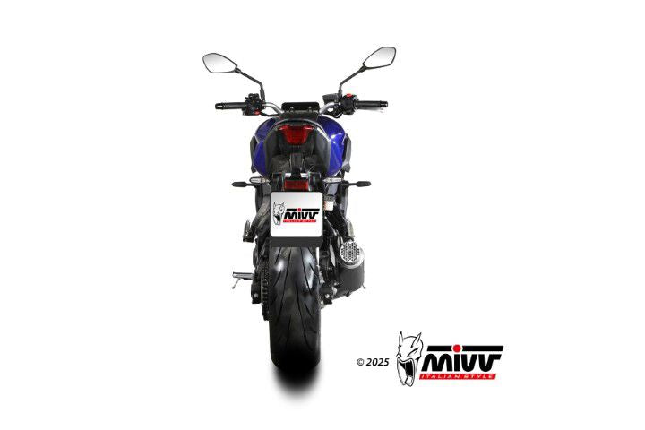 Mivv 2-1 Systeem Met Gp Pro Black Yamaha Mt-07 '25- Goedgekeurd