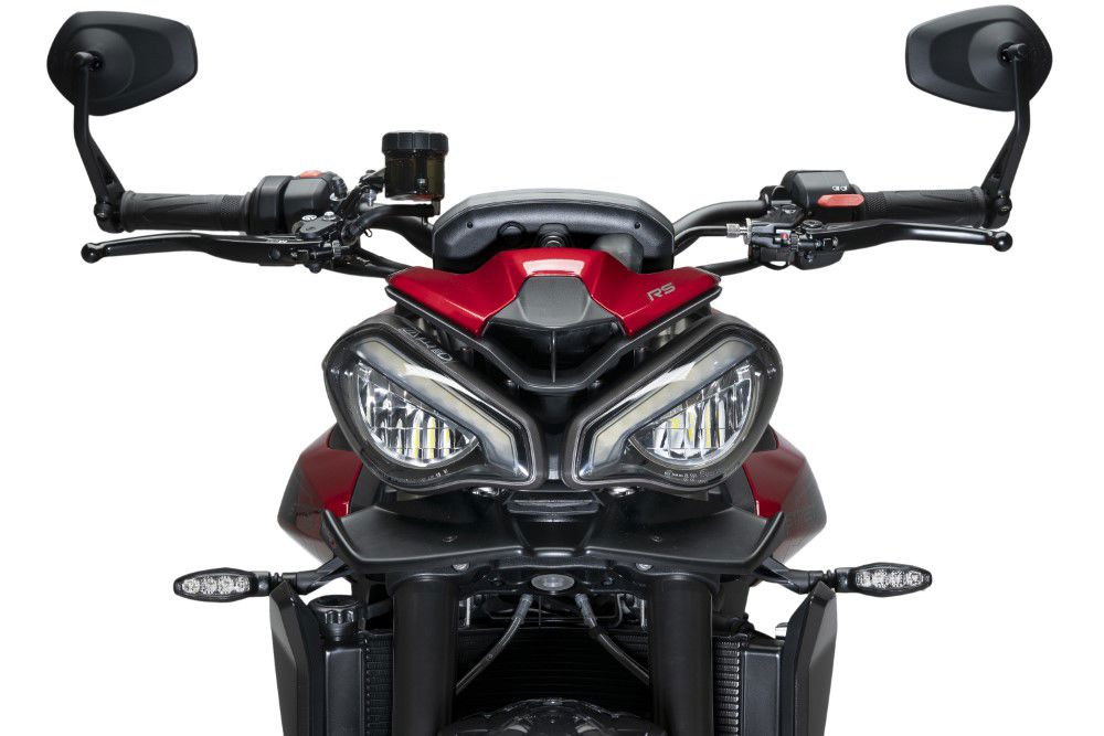 Naked Front Spoiler carbon look Puig voor Triumph Speed Triple / Street Triple