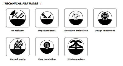 Tank Protector/Grip Stickers Transparant Puig Honda Cbr600Rr '24-