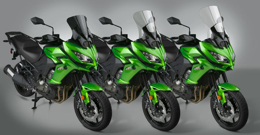 Vervangingsruit National Cycle Vstream Touring Transparant Kawasaki Versys 650/1000 '15-16
