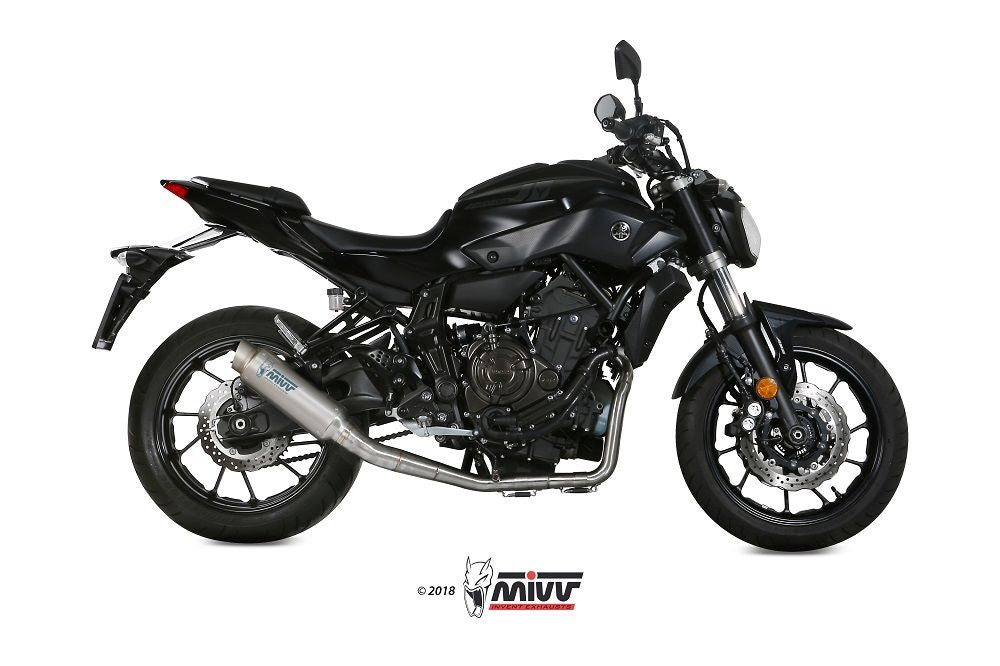 Mivv Systeem Met Gp Pro Titanium Demper Yamaha Mt-07 '14-20